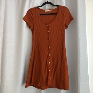 Rustic Dark Orange Dress